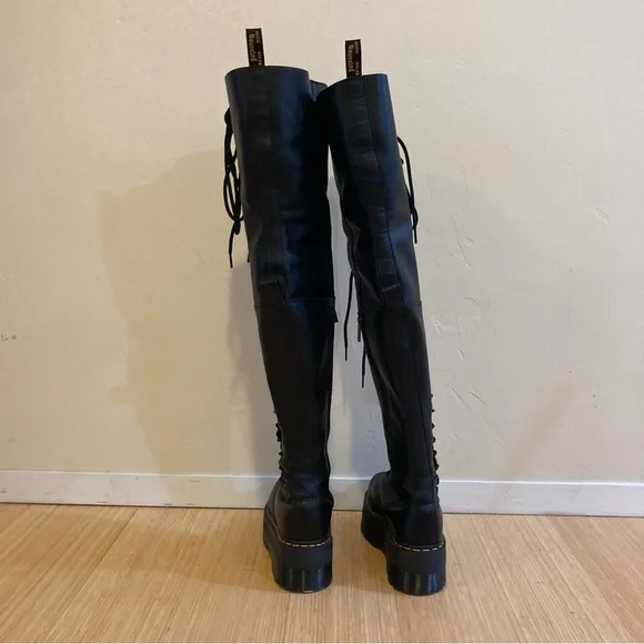 (SOLD) Dr. Martens Azreya thigh high boots size US 8/UK 6 - Picture 3 of 8